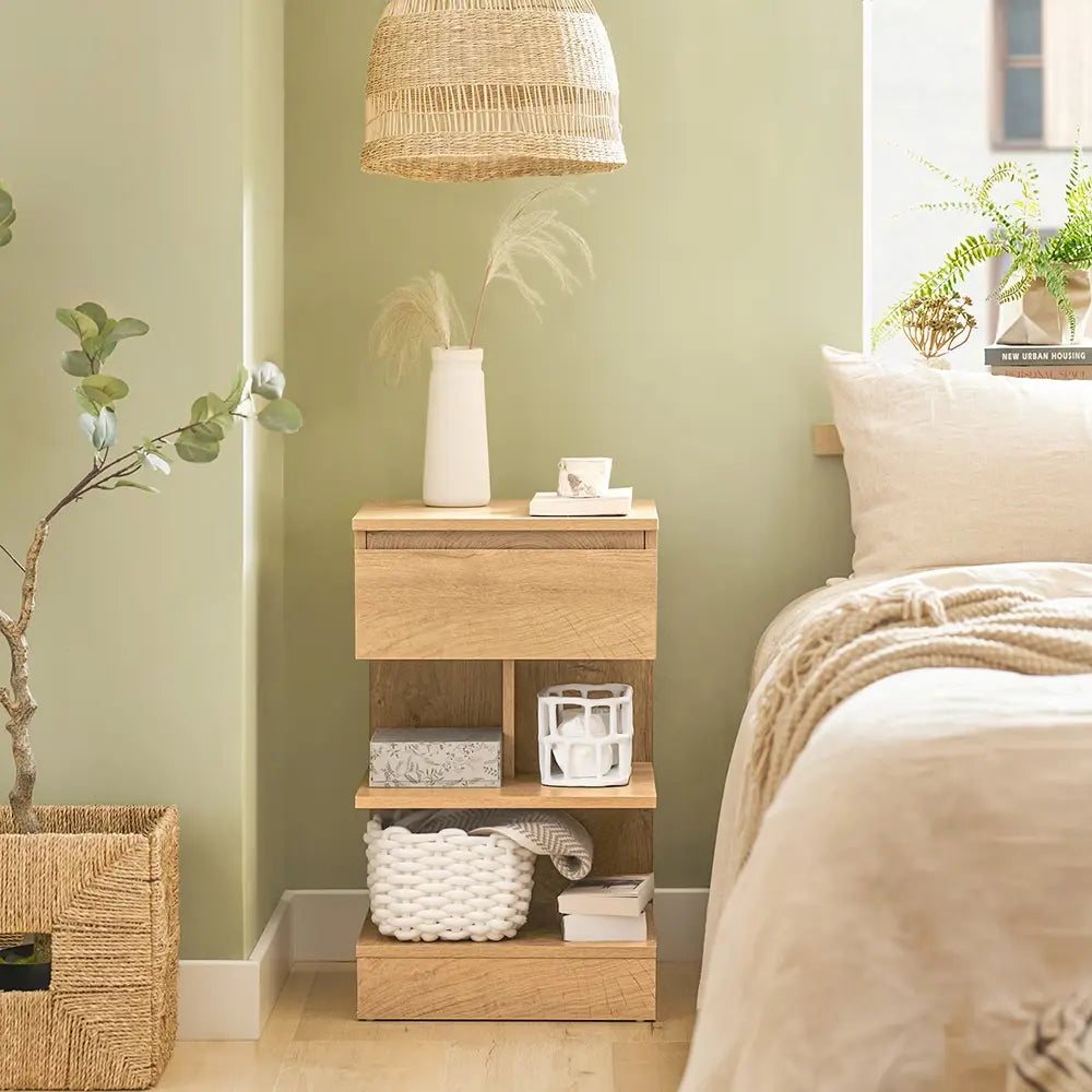 Table de chevet bois