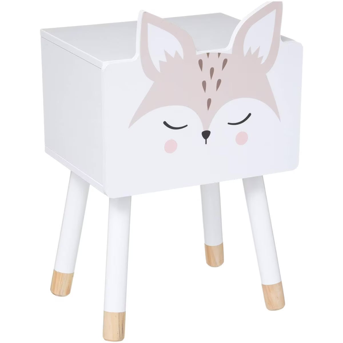 table de chevet enfant blanche