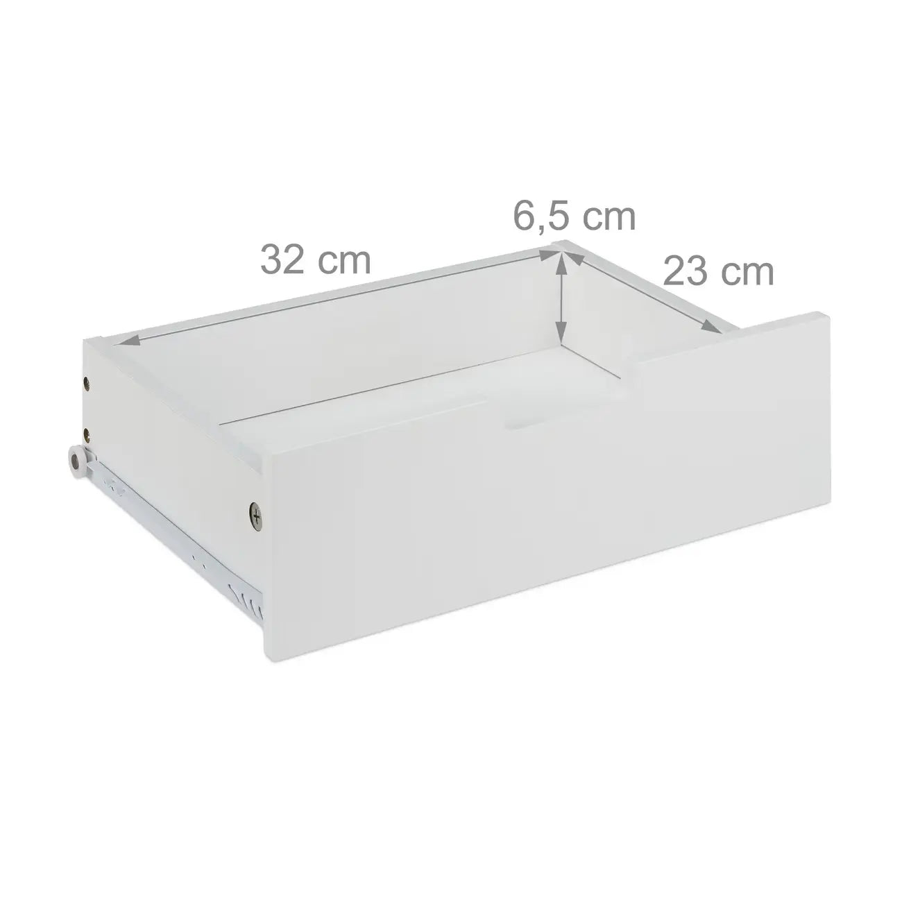 Table de chevet scandinave haute en bois blanc