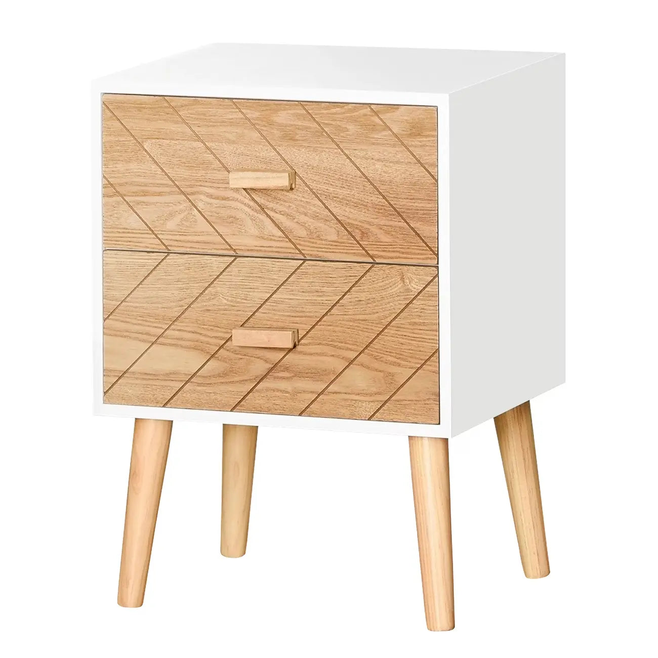 Table de Chevet Scandinave en Bois Massif