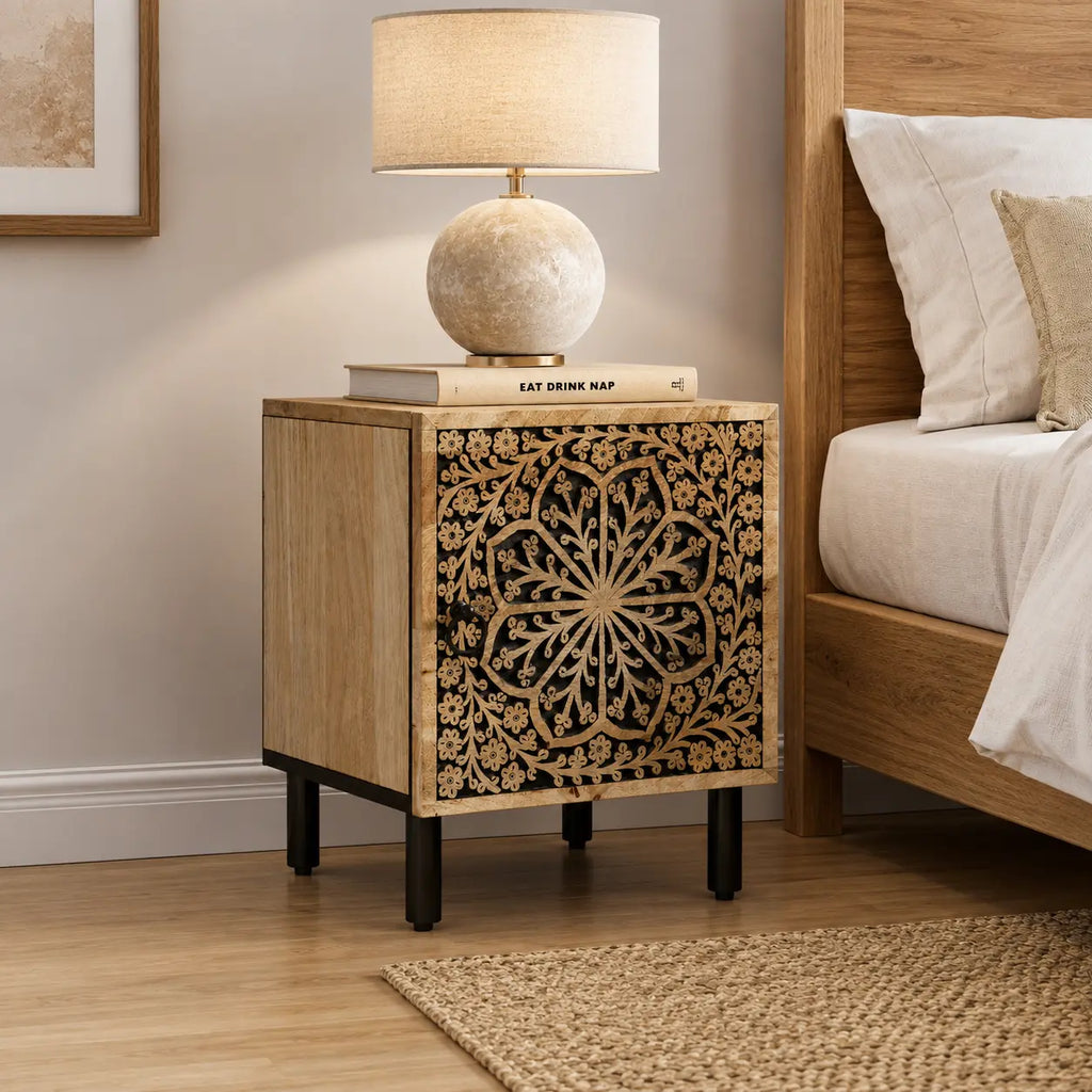 Table de Chevet Bois Massif Originale