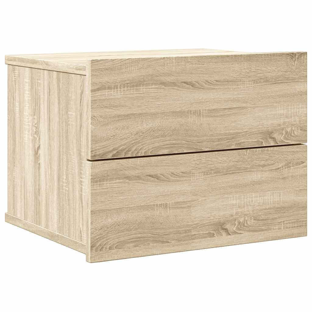 Table de Chevet Murale Suspendue Bois