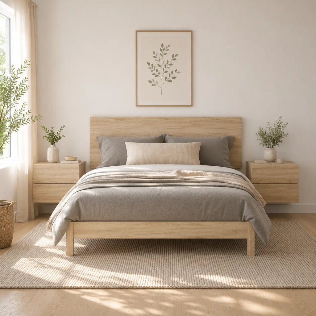 Table de Chevet Murale Suspendue Bois