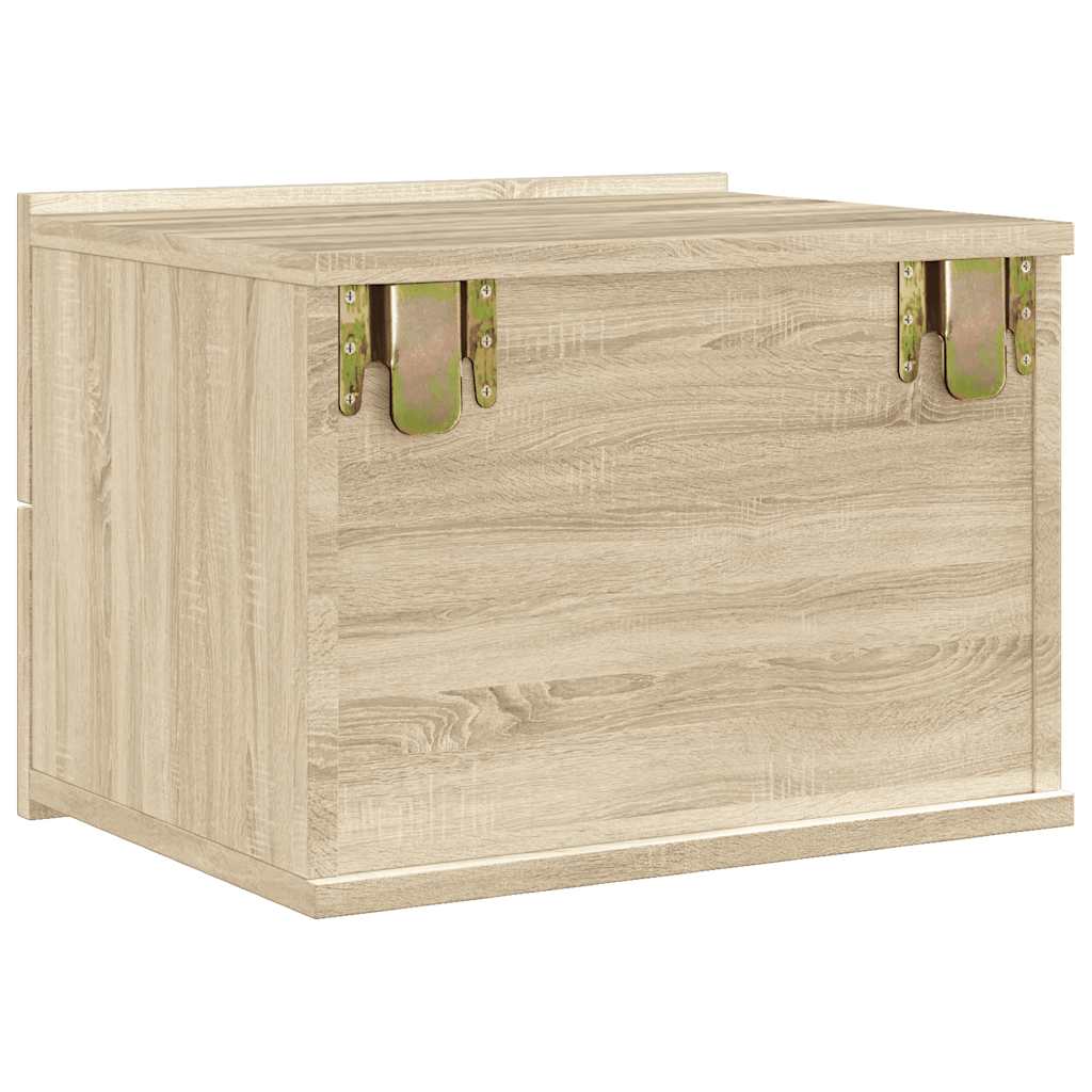 Table de Chevet Murale Suspendue Bois