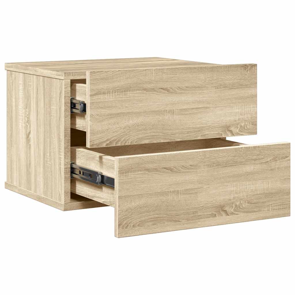 Table de Chevet Murale Suspendue Bois