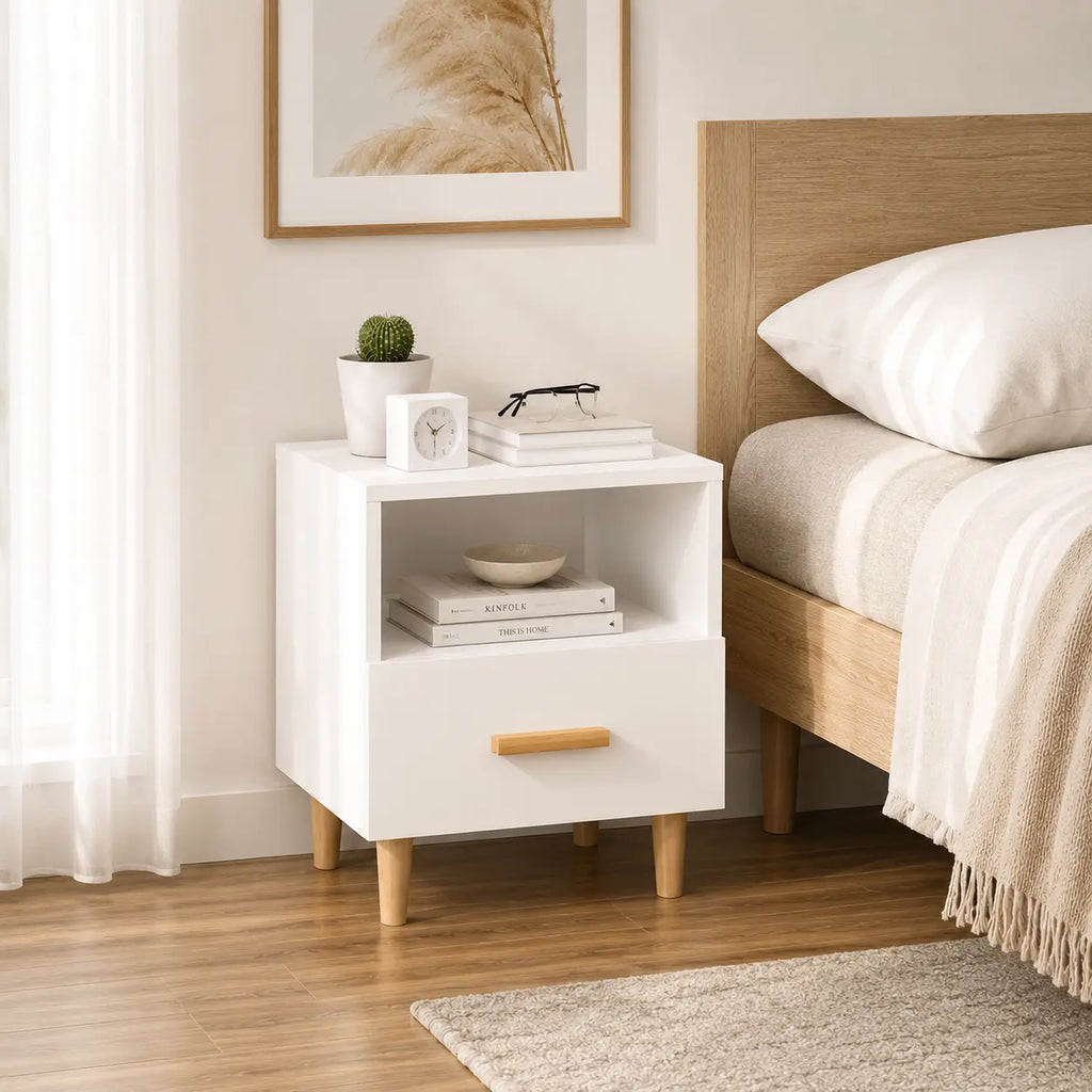 Table de Chevet Scandinave 1 Tiroir