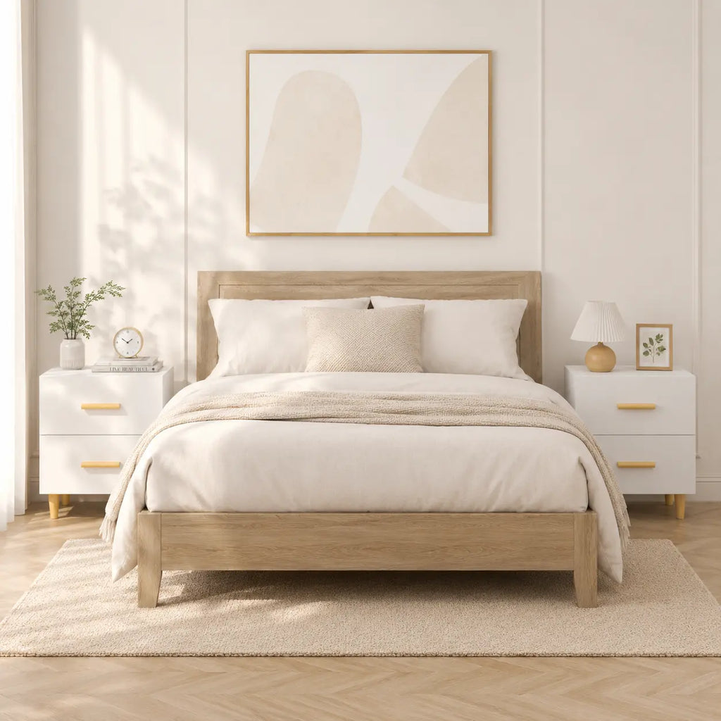 Table de Chevet Scandinave Blanche