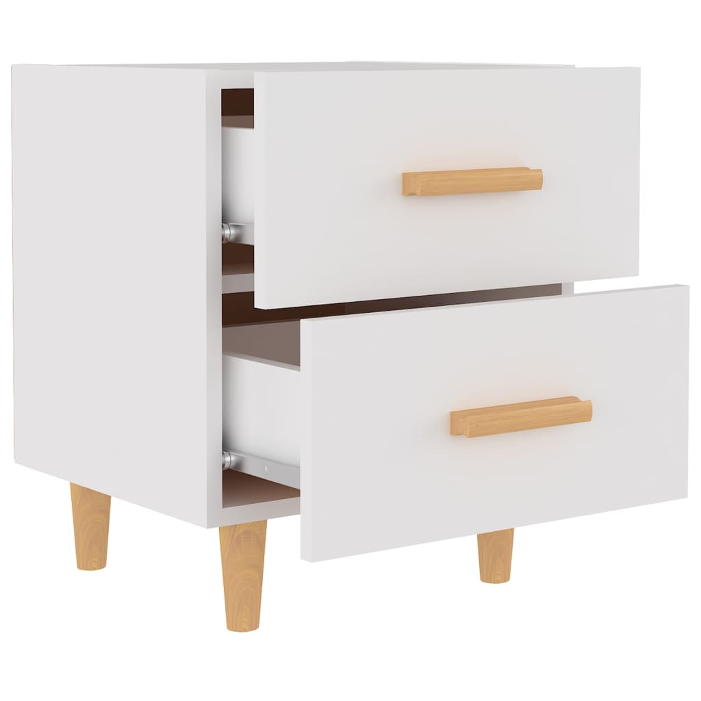Table de Chevet Scandinave Blanche