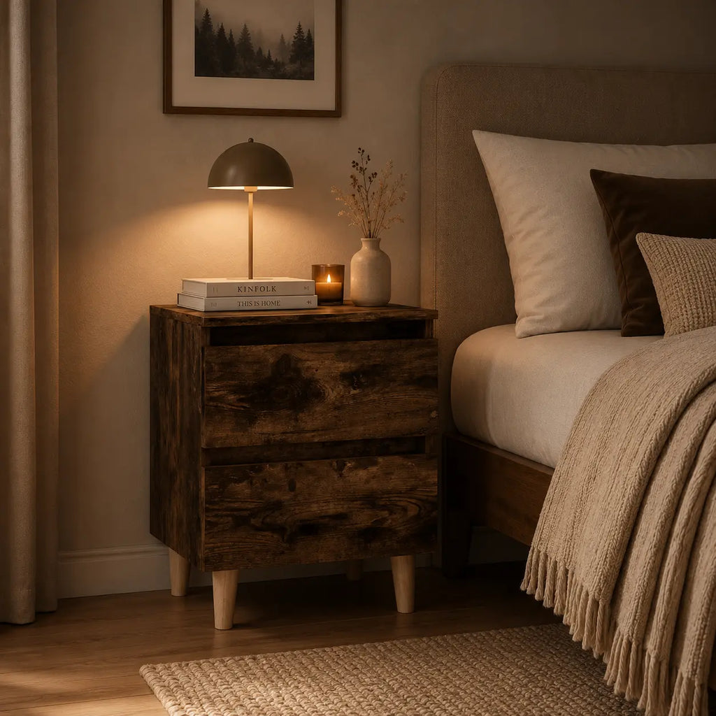 Table de Chevet Bois Scandinave