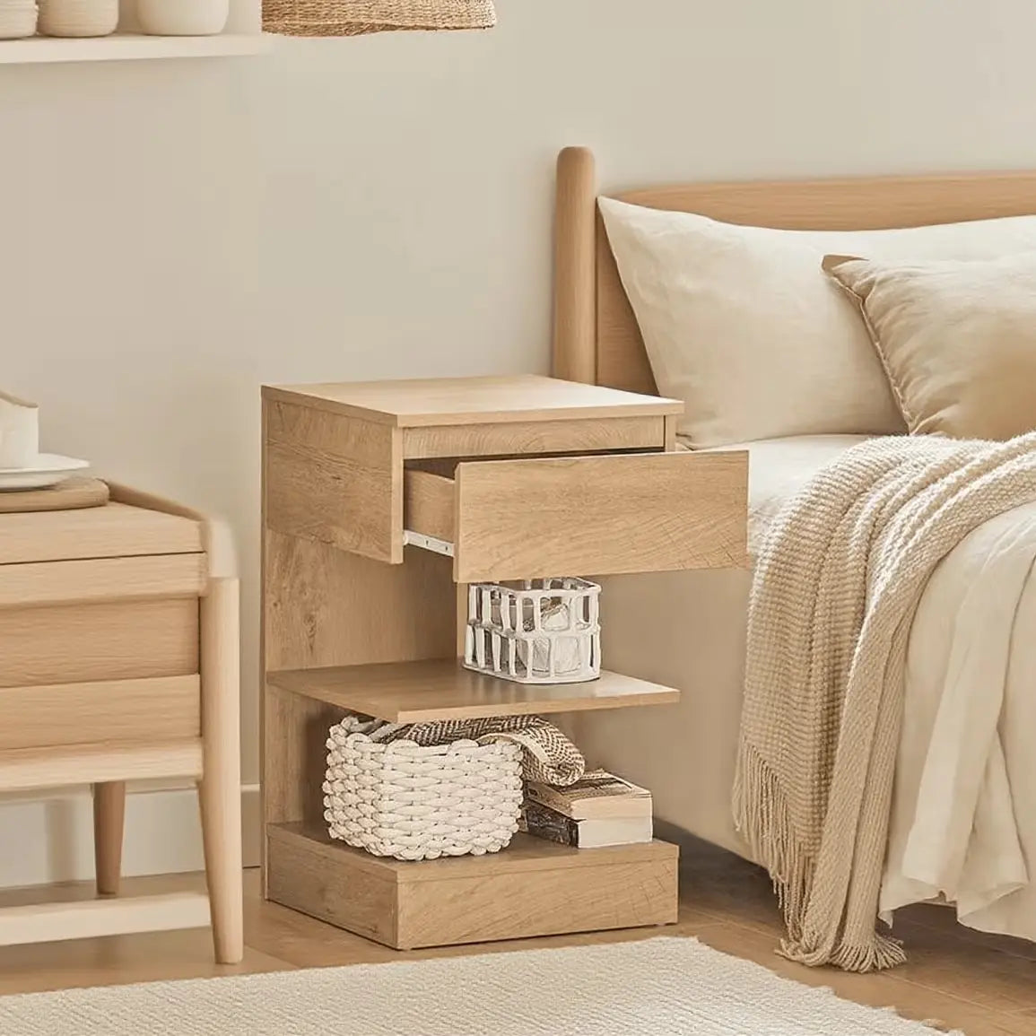 Table de chevet bois