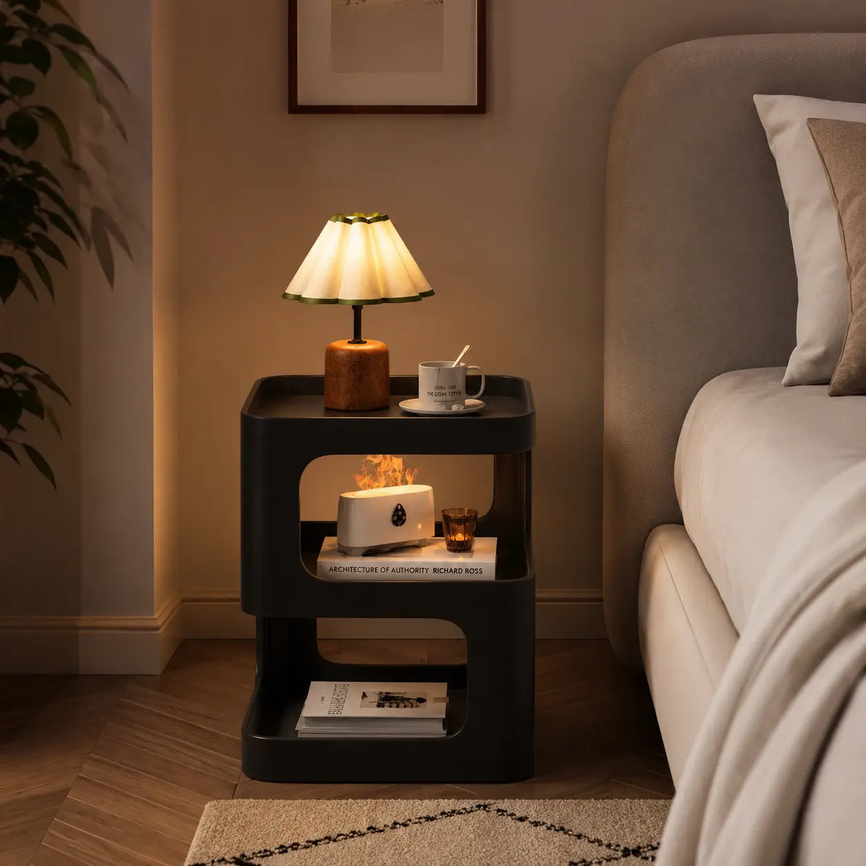 Table de Chevet Design Géométrique