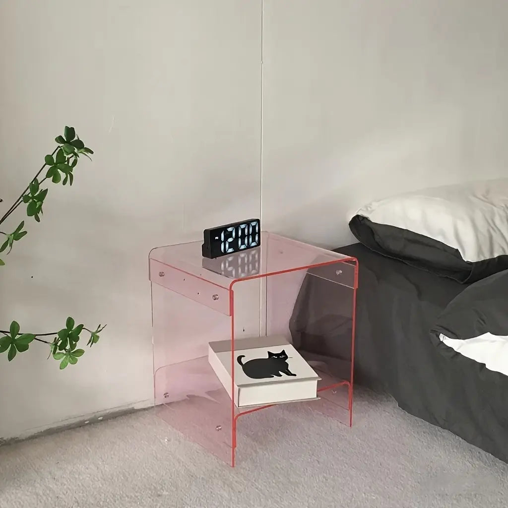 Table de Chevet Design Originale Acrylique