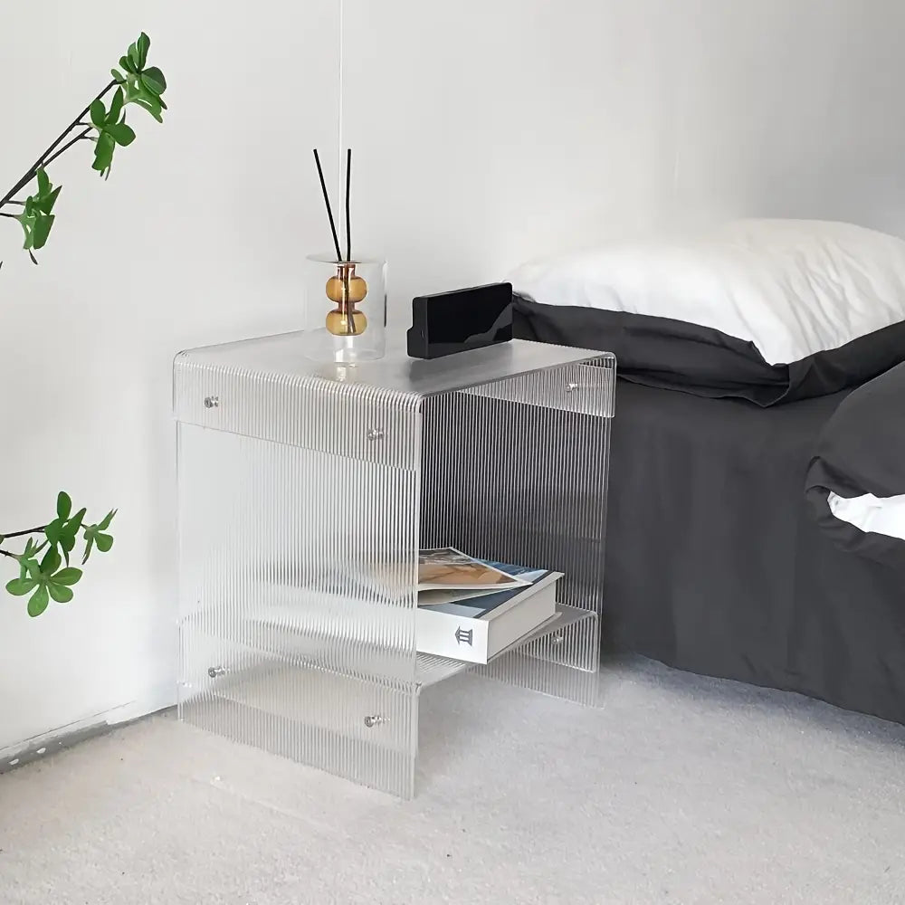 Table de Chevet Design Originale Acrylique