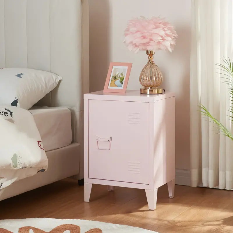 Table de Chevet Métal rose