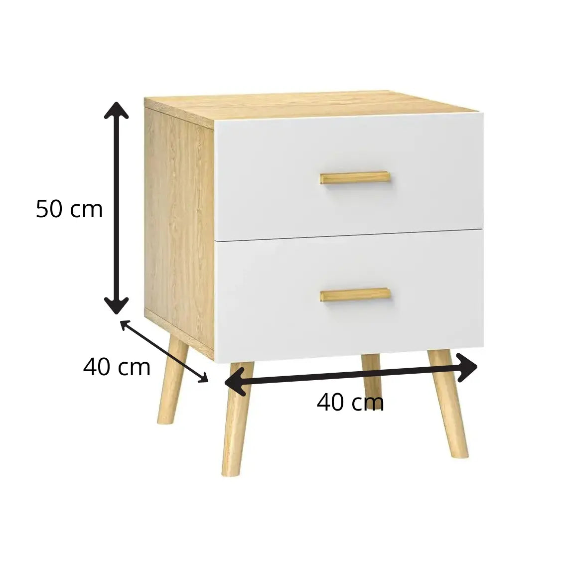 Table de chevet scandinave en bois
