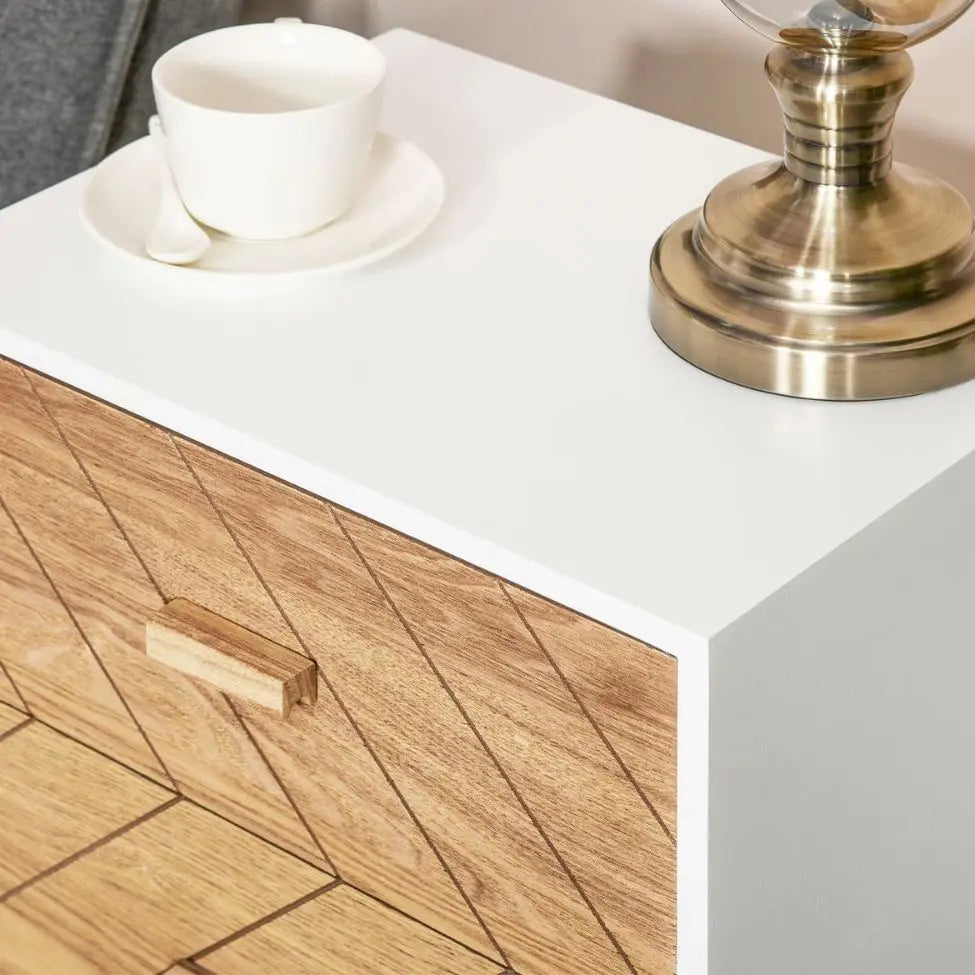 Table de chevet scandinave en bois massif
