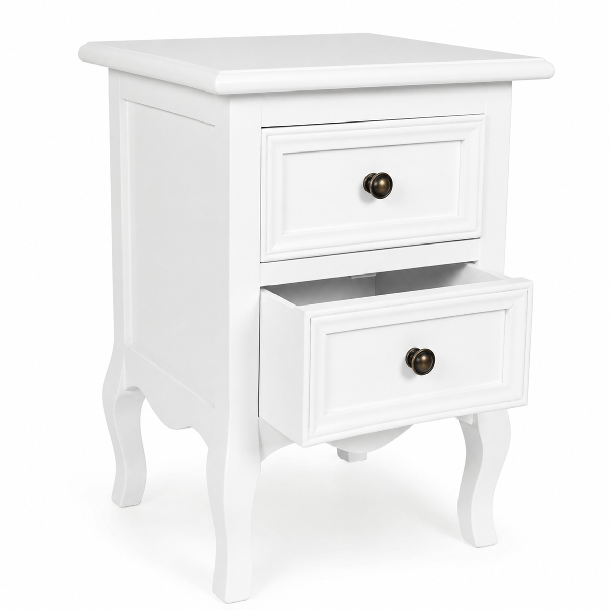 Table de Chevet Vintage Blanche