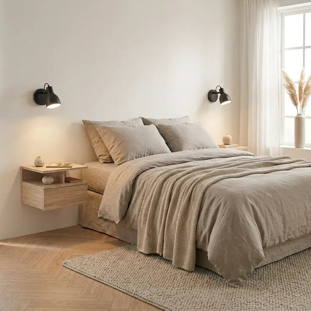 Table de Chevet Murale Bois